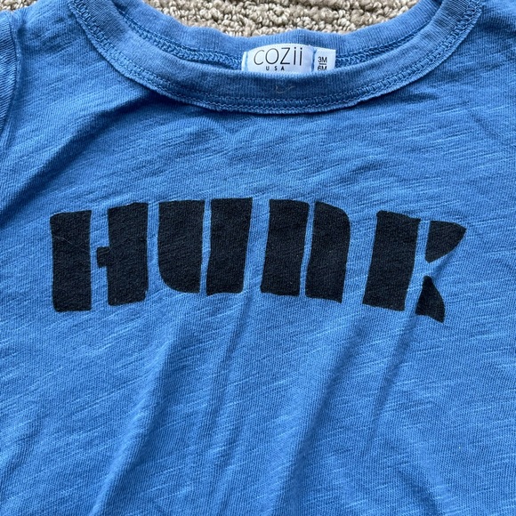 Cozii Tee and Shorts Set “Hunk” in Blue - Picture 4 of 5